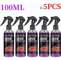 3 in 1 High Protection Quick Ceramic Coating Nano Spray Car Coating Wax Polishing Spray Plastic Refresh Fast Fine Scratch Repair