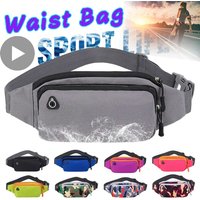 Nylon Waist Bag Waterproof Fanny Pack Male For Men Women Belt Pouch Bum Kangaroo Hip Sack Cross Banana Belly Handbag Shoulder