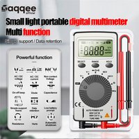 Digital Display Portable Card Digital Multimeter 0MV~600V Ultra-Thin Mini Voltage And Current Meter With Alarm Buzzer
