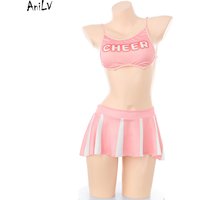 AniLV Anime Football Baby Cheerleading Uniform Outfits Cosplay Costume