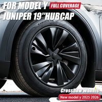 4PCS Hub Cap 19 Inch for Tesla New Model Y Juniper Crossflow Wheels Cover Performance Full Rim Tire Car Accessories 2025 2026