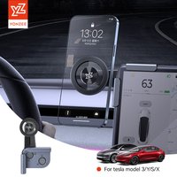 YZ for Tesla Model Y Juniper 3 Highland Magnetic Car Phone Holder Mounts 360° Rotation Screen Holder for All Phone 2026Accessory