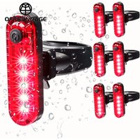 OFFBONDAGE Bike Rear Light USB Rechargeable MTB Bicycle Taillight Cycling Helmet Light Safety Ultra Bright Lamp Bike Accessories