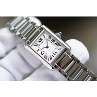 Top quality Lady Rectangular elegant watch with sapphire glass and spinel crown and quartz movement