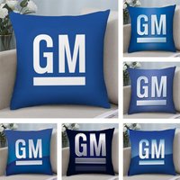 G-General M-Motors Cushion Cover Pillowcase Ultra Soft Skin Friendly Fabric Cloud Like Comfort & Concealed Zipper