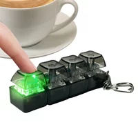 Keyboard Fidget Portable Stress Relief Keychain Clicker Keyboard Fidget Keychain for Students Office Coworkers Friends Family