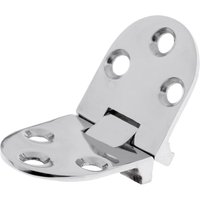 Durable Marine 316 Stainless Steel Flush Strap Hinge Door Hinge for Marine Fishing Boat Yacht RV Dinghy Home Desk Replacement