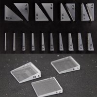 High Precision Ophthalmic Strabismus Correction Block Rhomboscope Wedge Prism Optical Glass Right Angle Prism