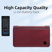 PHOMAX NdsI Xl Game Console Battery UTL-003 3.7V Replacement Battery for Nintendo Ndsixl Li-on Rechargeable Built-in Battery