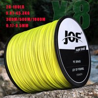 JOF 8 Strands Fishing Line 1000M 500M 300M Multifilament Fishing Line Fishing Accessories Braided Cord For Fishing Fishing Carp