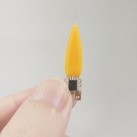 DC 3V Fire Flame LED Wick for LED Candles DIY Flickering+Always ON 2 modes 1800K Battery Candle Light Accessories