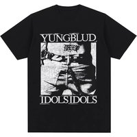 Yungblud Idios Album Graphic Print T Shirt Men Women Clothing Fashion Short Sleeve T-shirts Casual Cotton Oversized T-shirt Tops