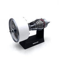 TR900 23CM Turbofan Engine Model Battery Powered Turbofan Engine Toy Ornament