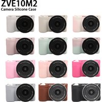 For SONY ZVE10M2 Soft Silicone Camera case Armor Skin Protector case Digital Silicone comfortable feel Camera bag