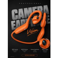 AliExpress yaocx E12 Ear Hook Bone Conduction Headphones Open Ear Sports Earbuds with AI Translator HD Camera for Running Cycling Vlog Shooting