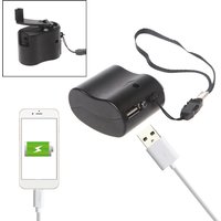 Manual Charger Emergency Outdoor Portable Hand Power USB Dynamo Crank For Phone