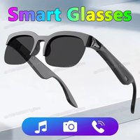 New Camera Control Smart Glasses 2026 Music Sunglasses Headphones Wireless Bluetooth Call Headset HIFI Audio glasses For Android