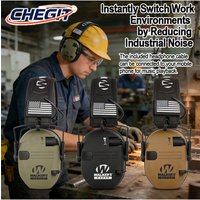 Tactical Noise Reduction Headphones Anti Noise Ear Plugs Earmor Security Protection Foldable Music Playback Tactical Accessories