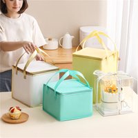 Cooler Bag 8 Inch Insulated Bag Storage Box Thermal Lunch Bag For Office Lunch Outdoor Activities Picnic