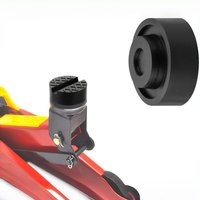 Universal Trolley Floor Rubber Jack Disk Rubber Pad for Pinch Weld Side,Slotted Frame Rail Pinch Welds Protector for Floor Jack