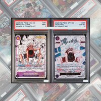 DIY PROXY OPCG GRADED COLLECTION CARD LUFFY MANGA ANIME 25TH COLLECTION EB02-061 GEM MT10 HOLOGRAPHIC LABEL CHILD GIFT