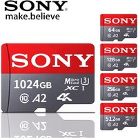 Sony MIcro TF carte SD 1 to 512GB carte mémoire SD 128GB 256GB U3 V30 4K Full HD TF cartes mémoire