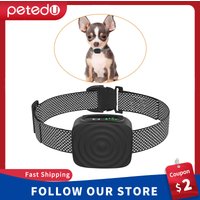 Haustier Hund Anti Bellen Gerät USB Ultraschall Intelligente Elektrische Hunde Training Kragen Hund Stoppen Bellen Vibration Wasserdicht Kragen