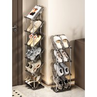 Simple Living Room Entrance Shoe Rack Multi-Layer Small Entrance Door Back Extreme Narrow Shoes Storage God Cabinet