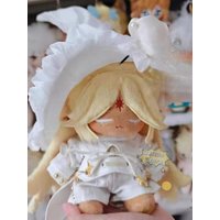 20cm Game Vanilla Cookie Kingdom Cotton Doll Body DIY Dress Up Clothing Handmade Anime Soft Toy Figures Fans Collection Gifts