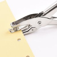 3/6mm Hole Puncher Portable Single Hole Punch Paper Material Scrapbooking Handheld Metal Craft Office Binding Supplies Tool