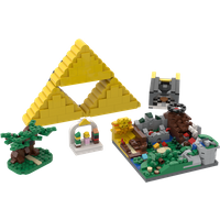 859pcs MOC Zelda Ocarina Time Alternate Model Super Mariose Building Blocks Christmas Gifts Construction Toy Brick Kids DIY