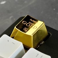1pcs 4pcs Gold Zinc Alloy Electroplated Keycaps Personalized Custom Cherry Keycaps for MX Mechanical Keyboards Arrow Keys
