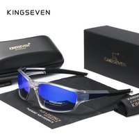 Genuine KINGSEVEN New 2024 Design Men's Sports Polarized Sunglasses Women UV Lens Fashion Eyewear Oculos de sol
