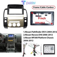 TDARRM 9INCH Car Audio Frame Fascia Adapter For Nissan Pathfinder/Navara 2004-2014 RHD Android Radio Kit Dash Screen Head Unit
