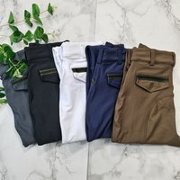 MXLLINA Boys Equestrian Pants Knee Silicone Horse Riding Leggings Child Competition Show High Quality Sport Tights Kids Clothes