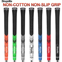 Singelila New Golf Universal Club Grip Men's and Women's Half Cotton Thread Rubber Non-slip, Wear Resistant, Shock Resistant