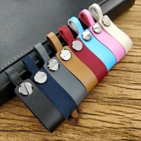 Luxury Car Keychain Genuine Leather Key Chain Buckle Key Ring Car Keychain Car Luxury Accessories Gift For Man