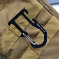 Aluminum Alloy Buckle Ultra Light Tactical Metal Buckle Hook Quick Detachable Elastic Hook Outdoor Hunting Accessories