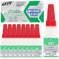 1-8pcs 502 Super Glue Instant Quick-drying Cyanoacrylate Adhesive Leather Rubber Glass Wood Metal Strong Bond Liquid Glue Tool