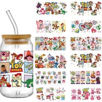 Funko Toy Story 16oz 3d sticker Tumbler Stencil DTF Mug Sticker Custom UV Wrapping Transfer Sticker Custom Label DIY Waterproof