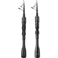 TAIYU 1.5m/1.68m/1.8m Telescopic Fishing Rod Carbon Fiber LF Soft Tip Ultra Light Short Section Fishing Rod
