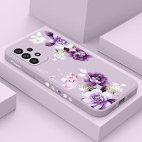 Beautiful Peony Case For Samsung Galaxy A73 A53 A33 A23 A13 A03 A72 A52 A52S A32 A22 A12 A02 A02S A71 A51 A31 A21S 4G 5G Cover