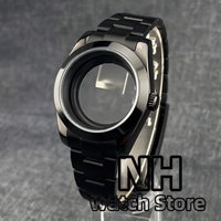 36mm 39mm High Quality Watch Case Sapphire Glass Waterproof Black Case Fit datejust NH35 36 ETA2824/36 PT5000 Miyota Movement