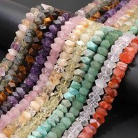 Natural Irregular Stone Bead 7-10mm Faceted Cube Loose Beads For Jewelry Making DIY Chakra Healing Bracelet Necklace Supplies