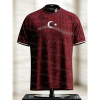 26-27 Turkey Black&Red Special Edition Fans Soccer Jersey Lightweight Speed Drying footballjersey Men's wome name tag -shirt
