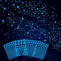 4Sheets Glow in The Dark Stars Ceiling Star Glow in Dark Space Planet Universe Galaxy Wall Decals Glow in The Dark Wall Stickers