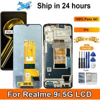 6.6โโFor Realme 9i 5G LCD Display Touch Panel Digitizer AAssembly With Frame Display Replacement For Realme 9i 5G RMX3612