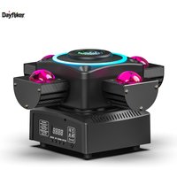 DayFlicker 140W RGBW 4-IN-1 Lighting Effect and Starry Effect Controlled DMX512 Sound-activated For Bars Birthday Party Wedding