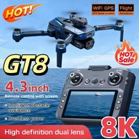 New GT8 Drone 8K HD Professional 360° Dual Cameras GPS 5G WIFI Brushless Motors Obstacle Avoidance Foldable Quadcopter 2026