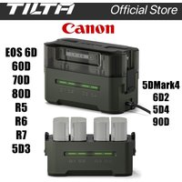 TILTA LP-E6 Battery 2400mAh Portable Charging Station (4 Channel) for Canon R5, R6, 5D4 , 6D2, 7D2, 90D R Series